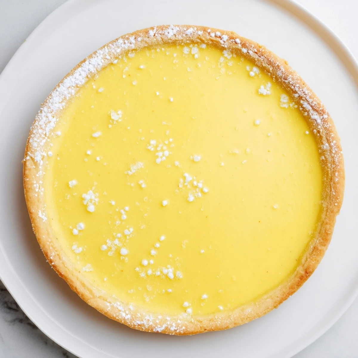 Buttery pastry holds a luscious saffron and vanilla custard; a slice of the home plate tart looks delicious.