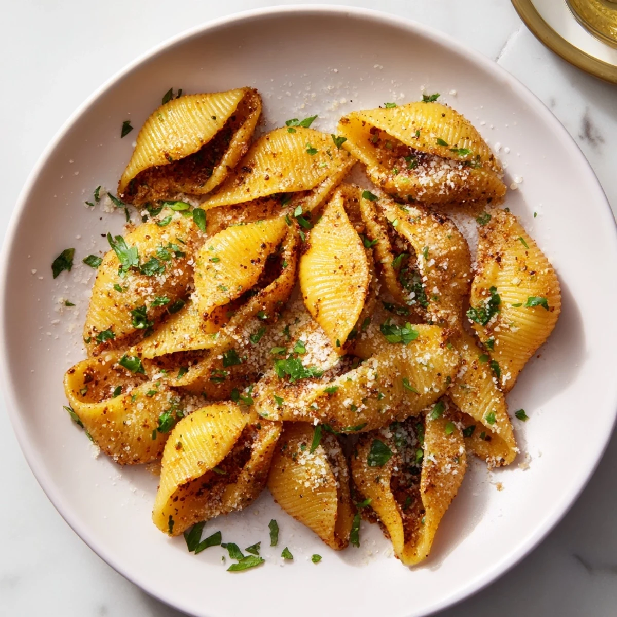 Golden, crispy Air Fryer Pasta Gnocchi, perfect appetizer with herbs and spices, ready to eat.
