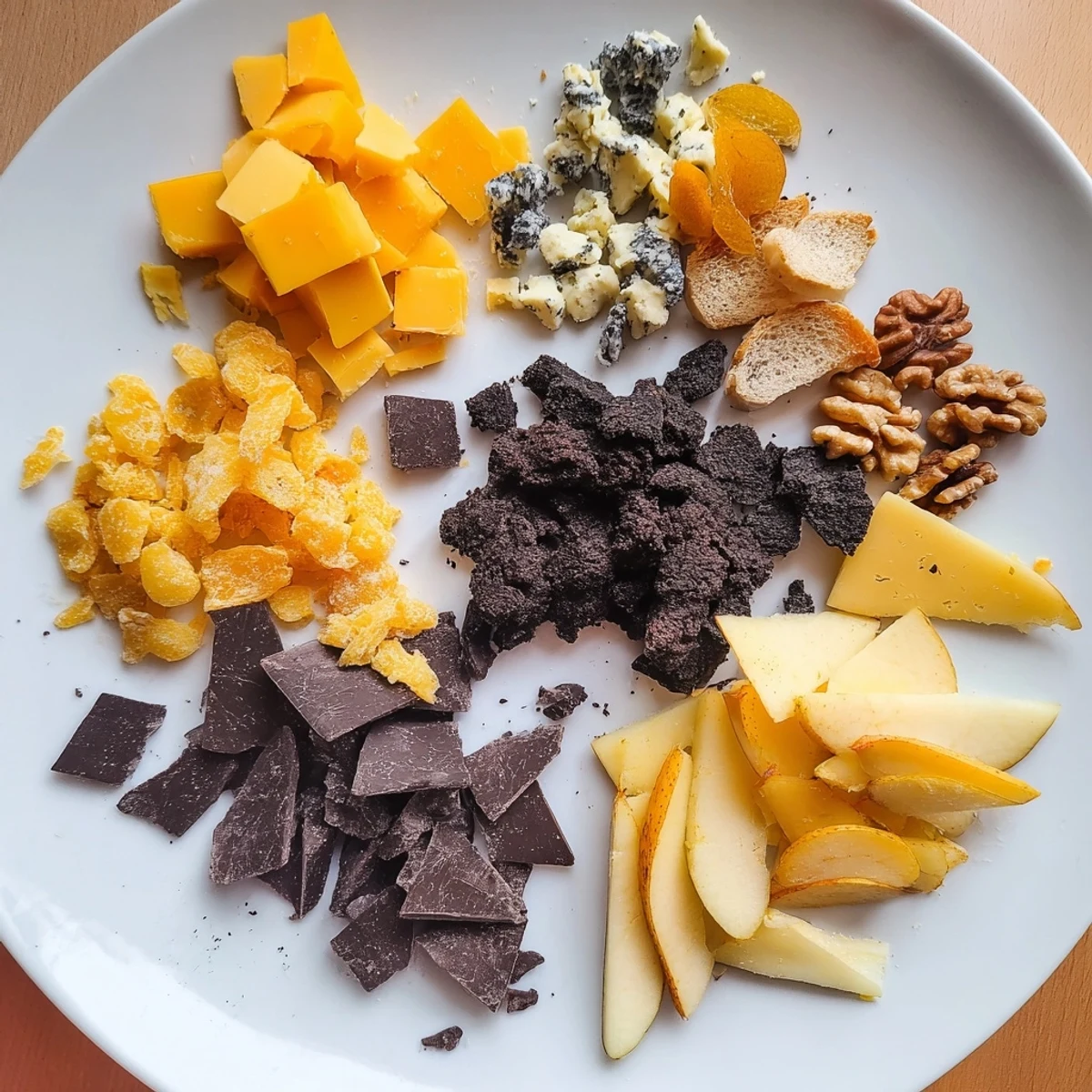 Enjoy rich dark chocolate alongside hearty Fireside Comfort & Cocoa, creating a cozy, shareable snack.