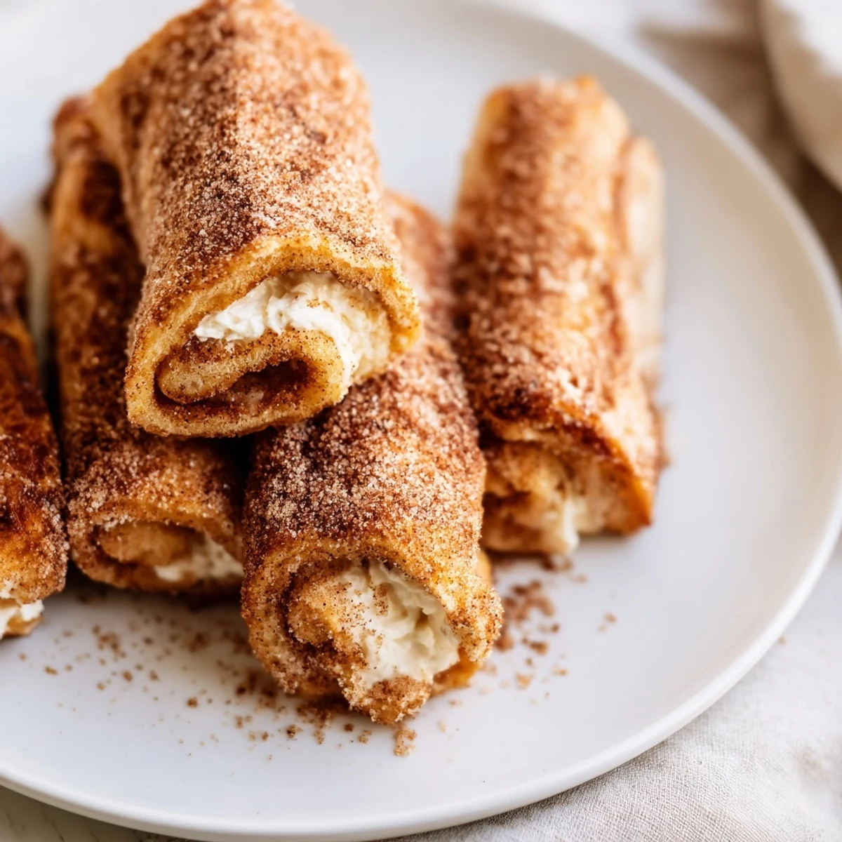 French Toast Roll-Ups Snack