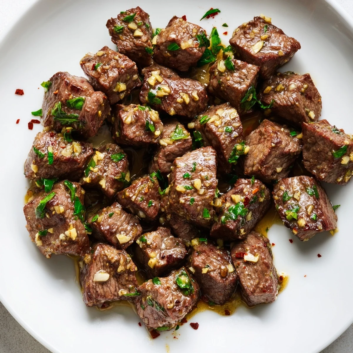 Garlic Butter Steak Bites