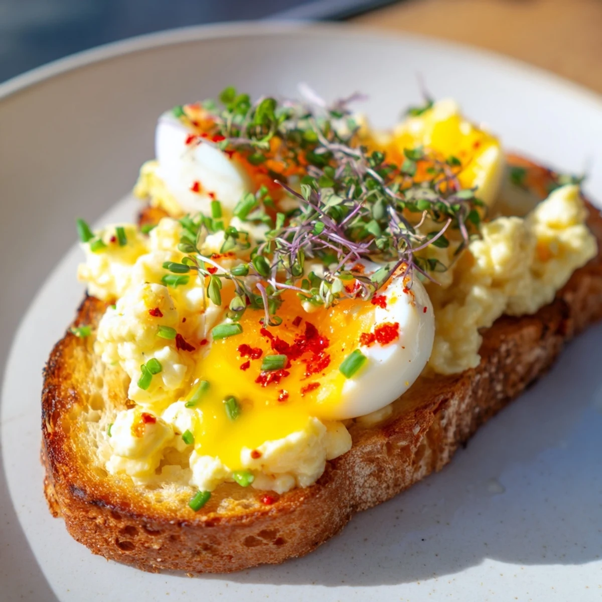 Egg Flight Toast Delight