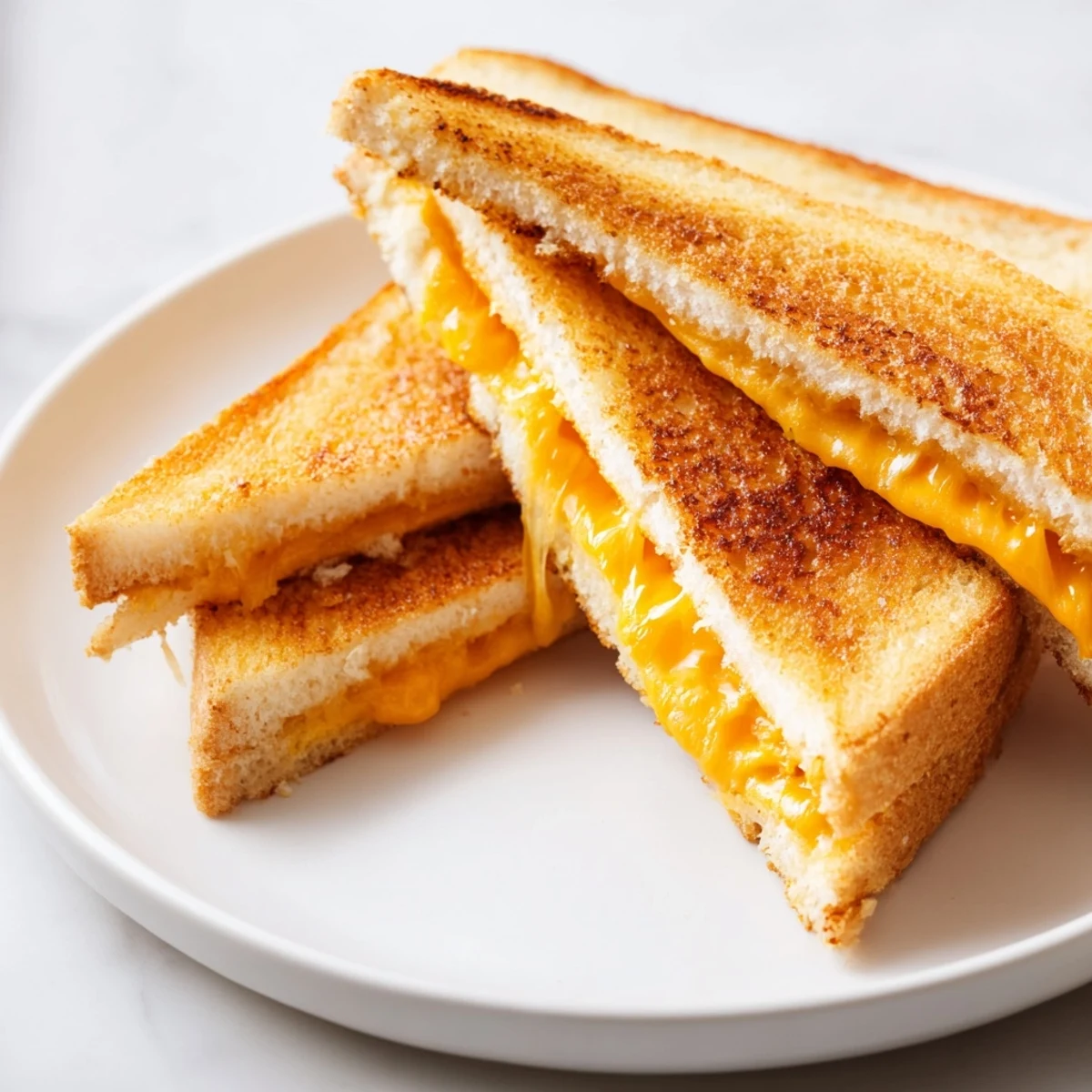 Golden, crispy mayo grilled cheese, perfectly browned on the outside with melted cheese, ideal for a quick lunch.