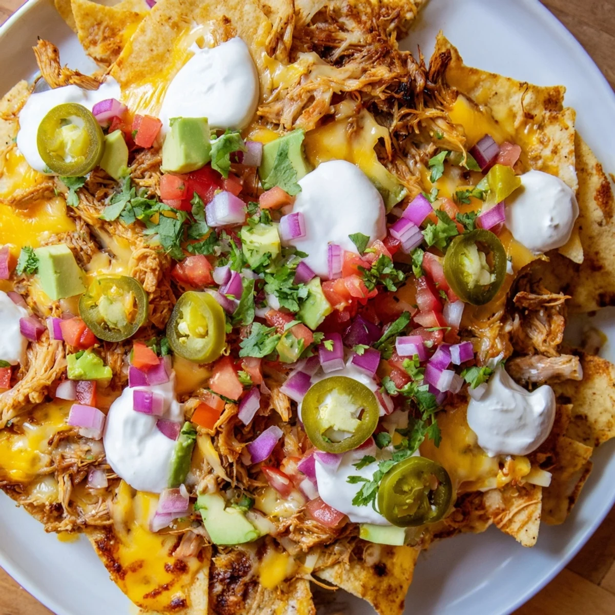 Loaded Nachos Pulled Pork