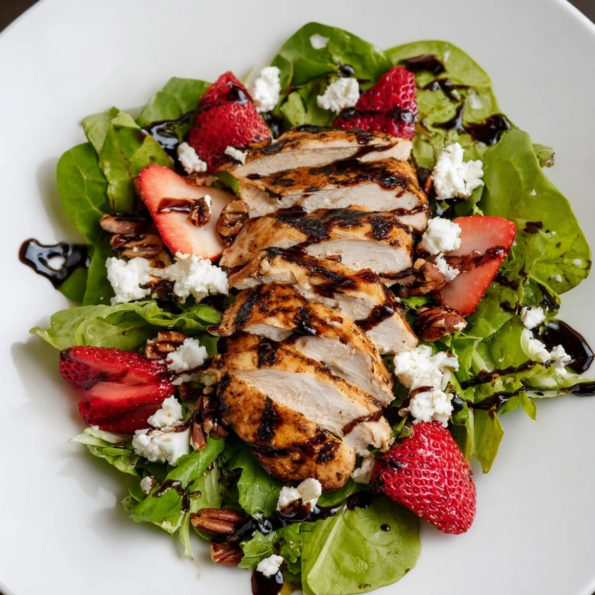 Strawberry Balsamic Chicken Salad