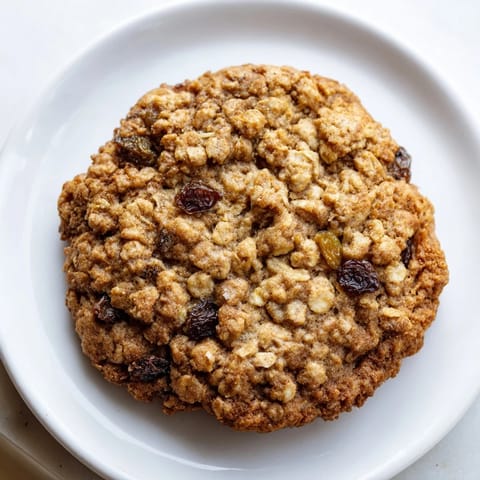 Chewy Oatmeal Raisin Cookies