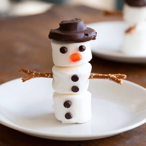 Marshmallow Snowman Stick Treat
