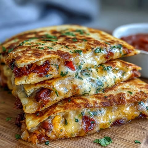 Mini Quesadilla Triangles