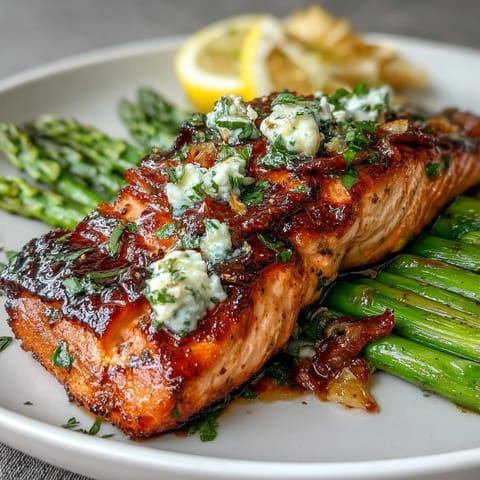 Garlic Butter Salmon Asparagus