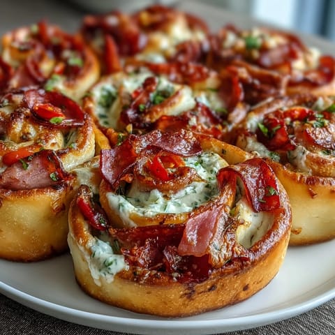 Italian Sub Pinwheel Wraps with colorful layers of deli meats, cheese, and crisp vegetables, sliced into bite-sized spirals for easy serving.