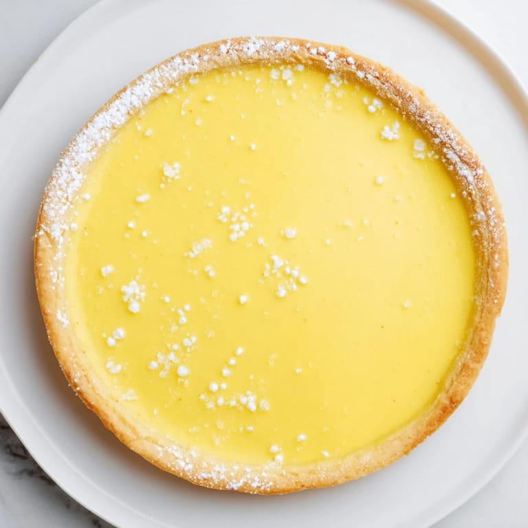 Buttery pastry holds a luscious saffron and vanilla custard; a slice of the home plate tart looks delicious.