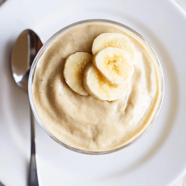 Enjoy a cool, homemade Peanut Butter Banana Smoothie; a healthy and delicious, smooth morning treat.