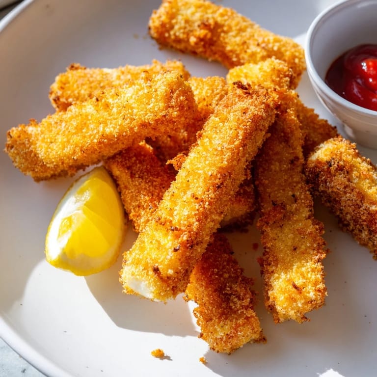 Golden panko-breaded halloumi fried to perfection, served hot with fresh lemon and a side of spicy dip.