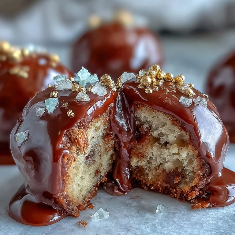 Chocolate cake pops decorated as pots of gold, topped with edible gold pearls for a lucky treat.